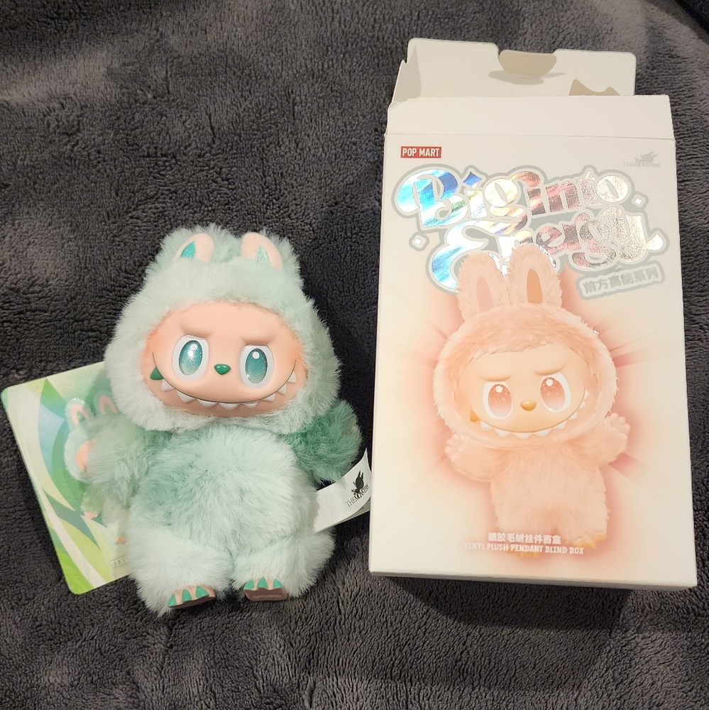 Pop Mart Labubu Big Into Energy Vinyl Face Plush Pendant (Serenity)